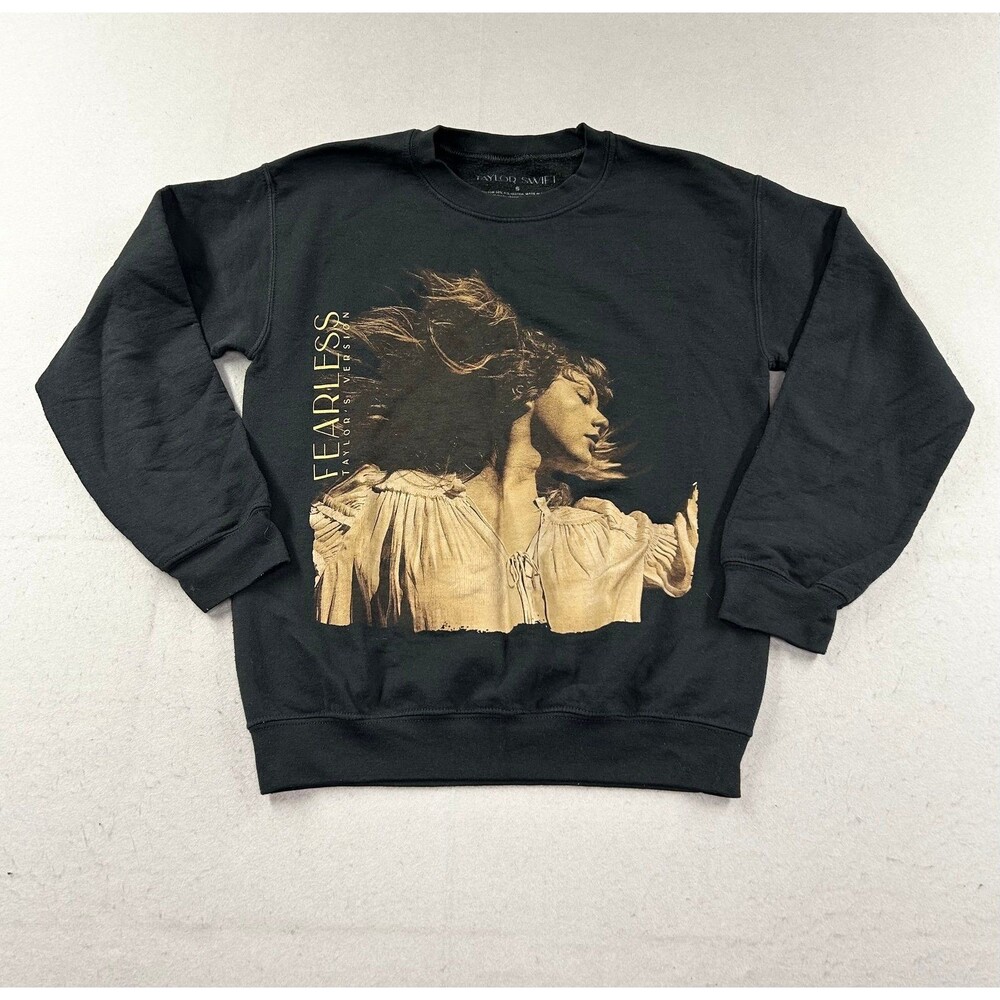 Taylor Swift Fearless Taylor's Version Cover Crewneck Sweatshirt